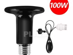 100W Ceramic Heat Lamp & Holder
