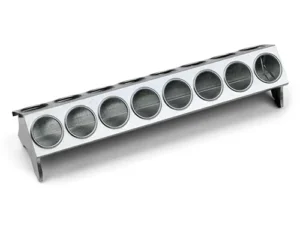Chicks Galvanised Hole Feed Trough