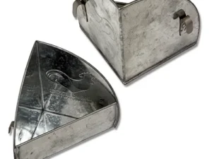 Galvanised Poultry Corner Feeder